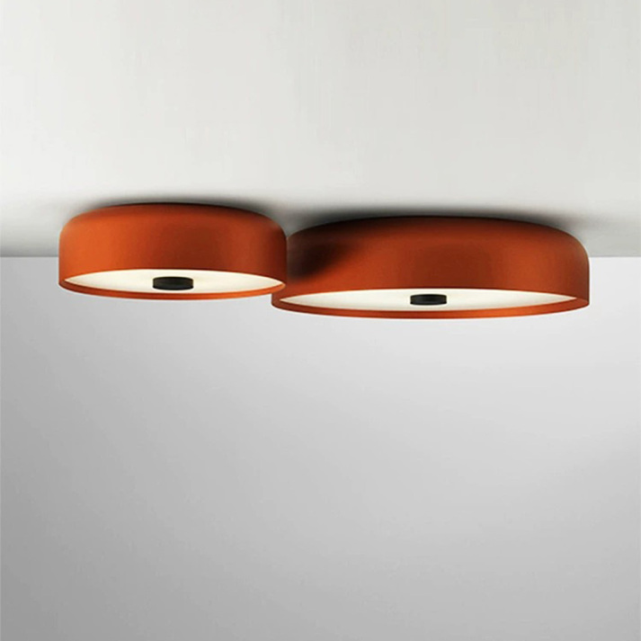 Nordycka retro okrągła minimalistyczna lampa sufitowa do montażu bezpośredniego