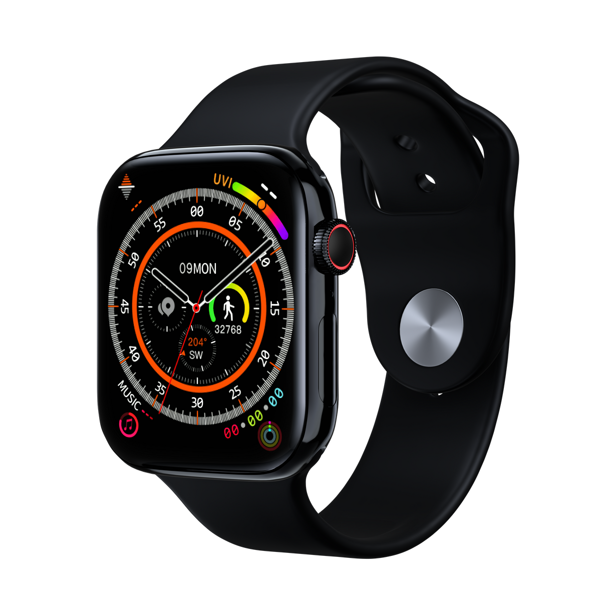 Wodoodporny smartwatch z ekranem dotykowym AMOLED, monitorem aktywności i kontrolą dostępu NFC