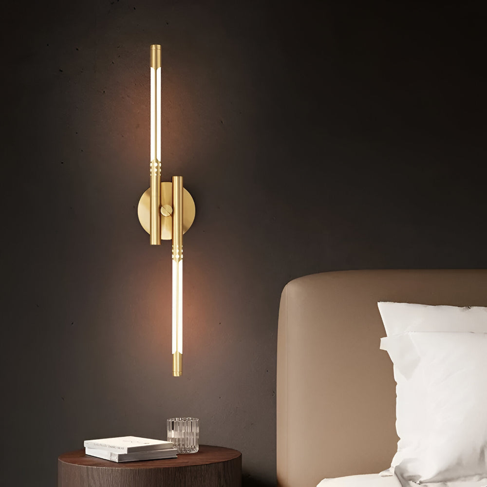 Nowoczesna metalowo-akrylowa lampa ścienna w stylu kinkietu do wnętrz