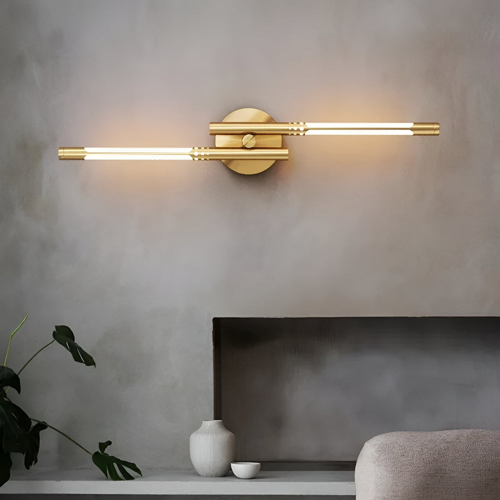 Nowoczesna metalowo-akrylowa lampa ścienna w stylu kinkietu do wnętrz