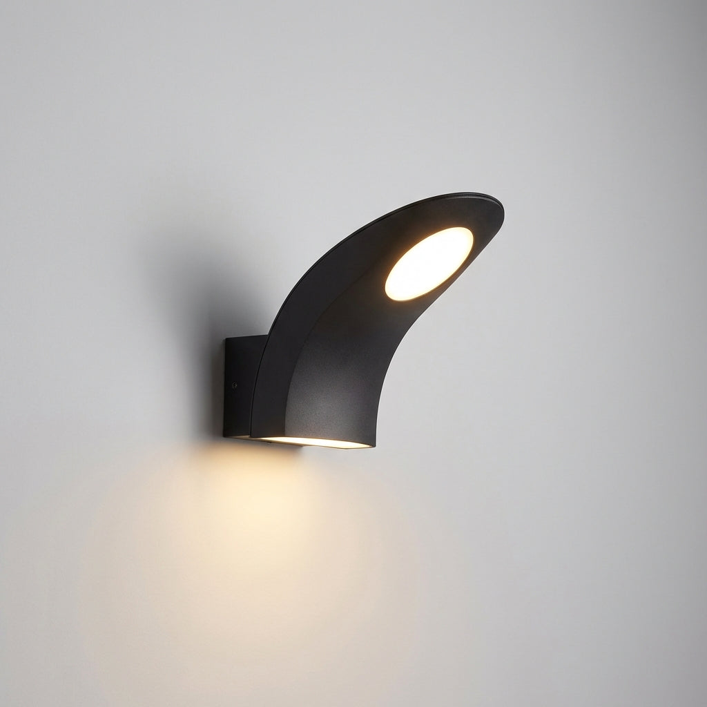 Elegancki odporny na warunki atmosferyczne aluminiowy kinkiet zewnętrzny