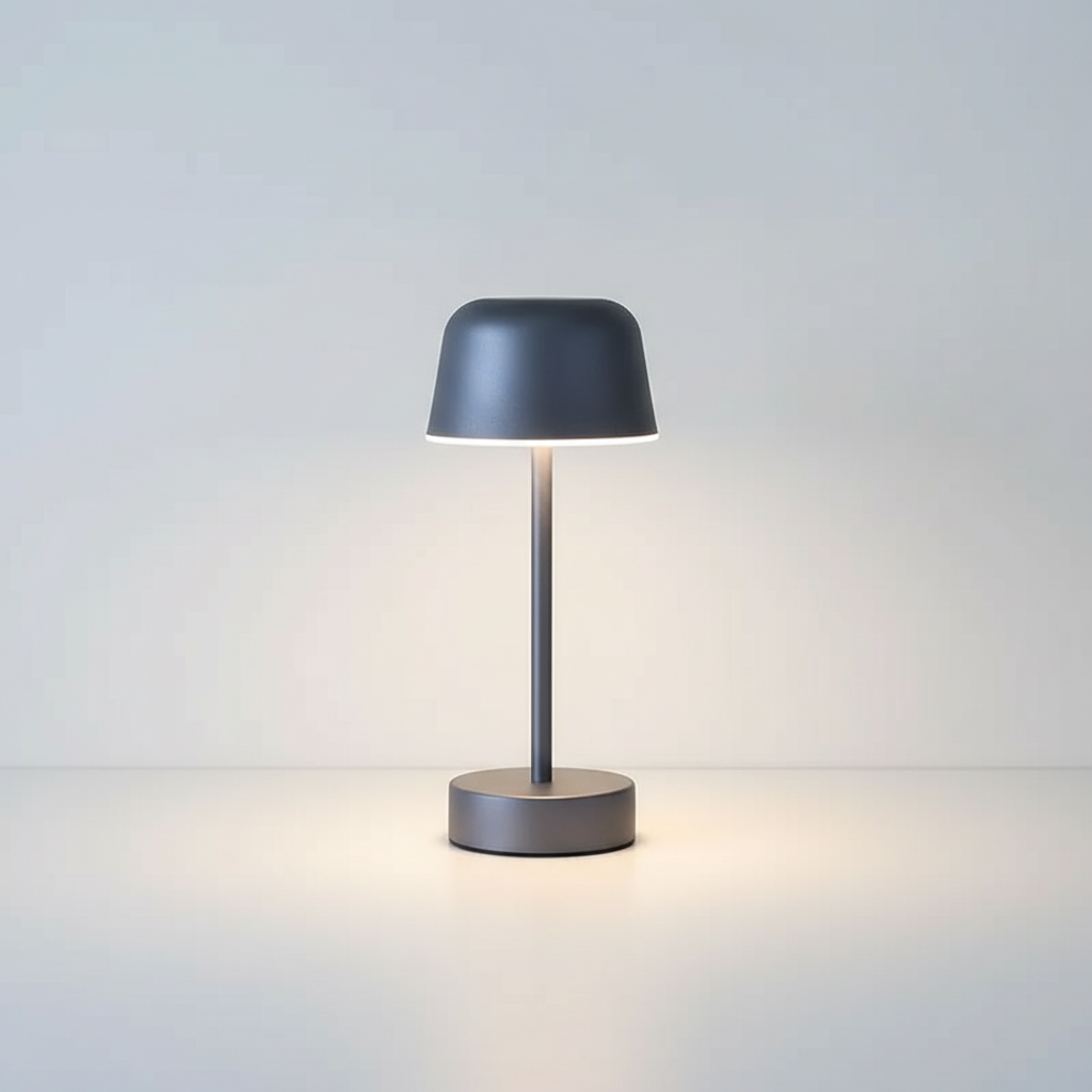 Elegancka bezprzewodowa lampa stołowa z funkcją ściemniania i regulacją temperatury barwowej