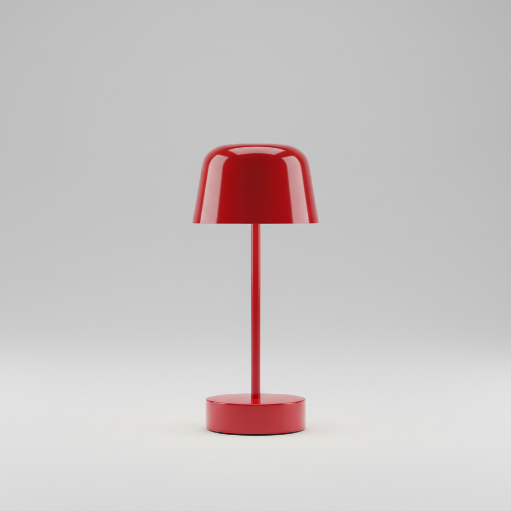 Elegancka bezprzewodowa lampa stołowa z funkcją ściemniania i regulacją temperatury barwowej