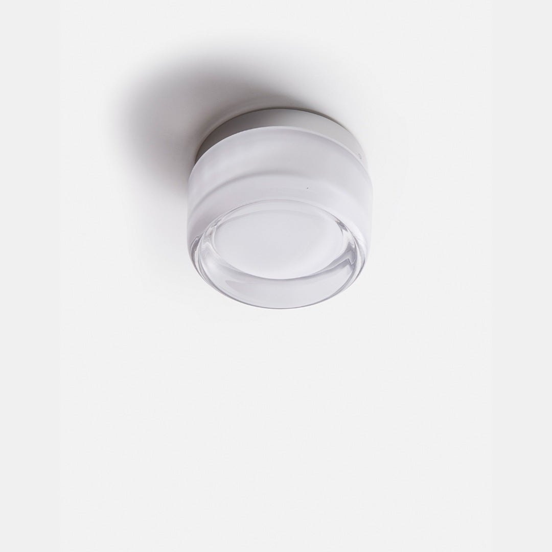Nowoczesna metalowo-szklana lampa ścienna z regulacją barwy światła