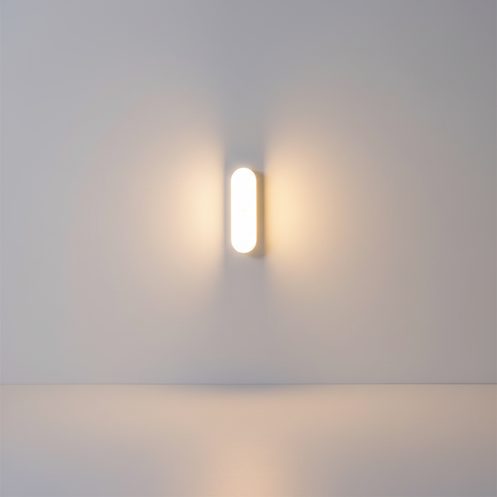 Bezprzewodowa ładowalna lampa ścienna z magnetycznym mocowaniem i czujnikiem ruchu