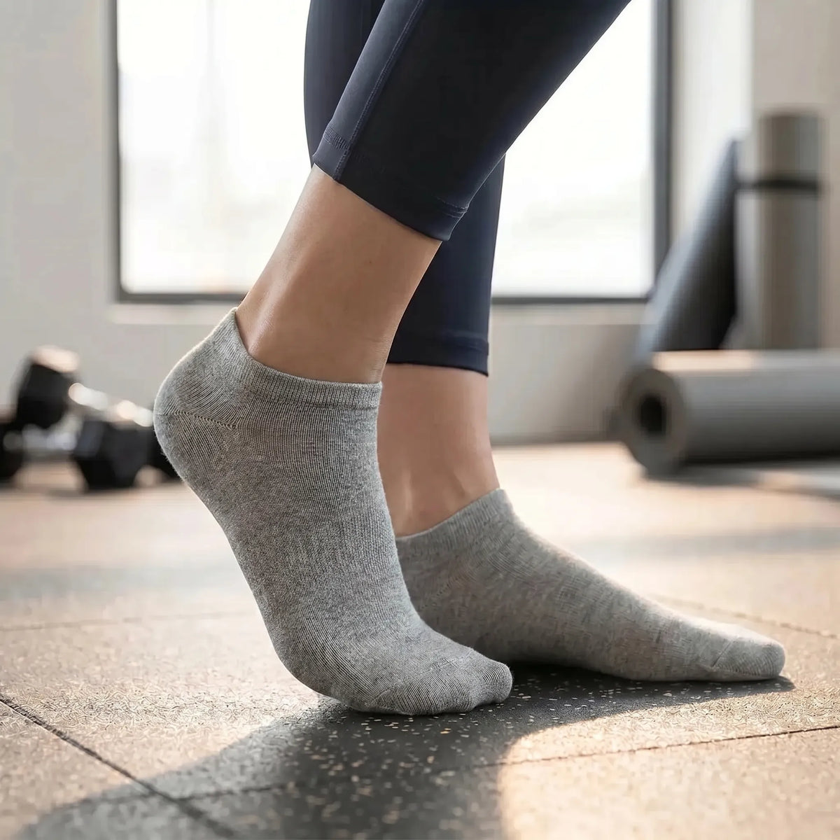 Oddychające, lekkie, uniseksowe niskie skarpetki do kostki do sneakersów, opakowanie zbiorcze