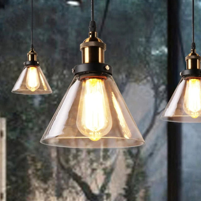 Cylindryczna lampa wisząca ze szkła kryształowego z regulacją wysokości