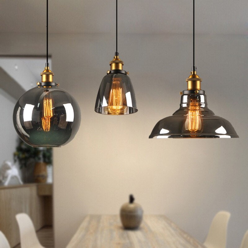 Cylindryczna lampa wisząca ze szkła kryształowego z regulacją wysokości