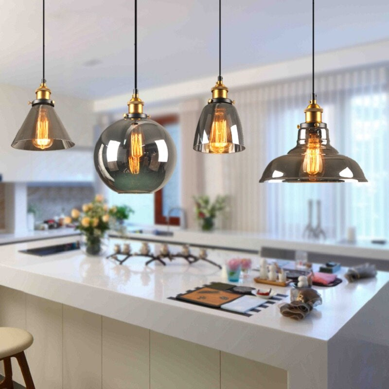 Cylindryczna lampa wisząca ze szkła kryształowego z regulacją wysokości