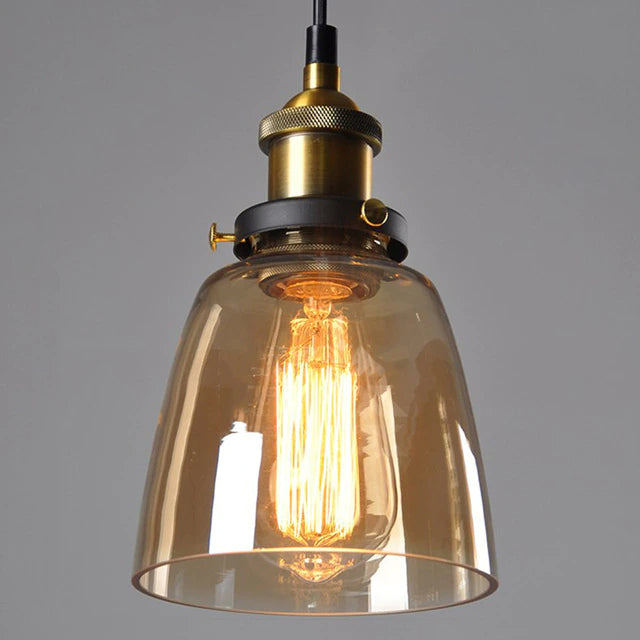 Cylindryczna lampa wisząca ze szkła kryształowego z regulacją wysokości