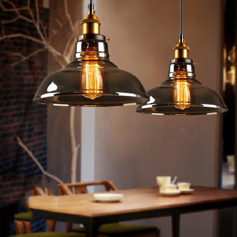 Cylindryczna lampa wisząca ze szkła kryształowego z regulacją wysokości
