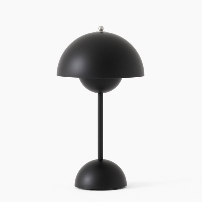 Bezprzewodowa ładowalna lampa stołowa w kształcie kuli z funkcją ściemniania