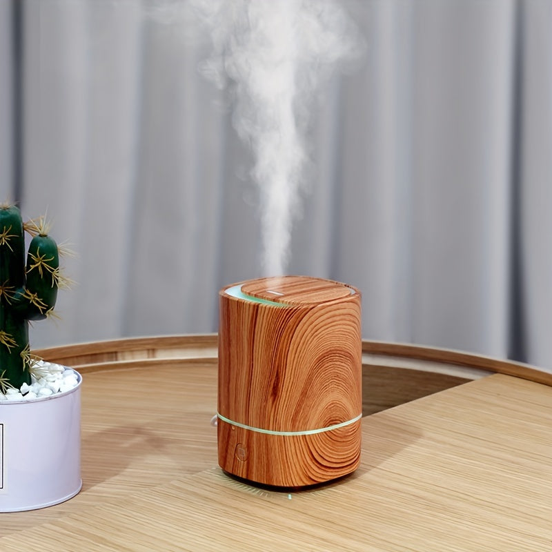 Minimalistyczny, podświetlany dyfuzor olejków eterycznych do aromaterapii i nawilżacz powietrza