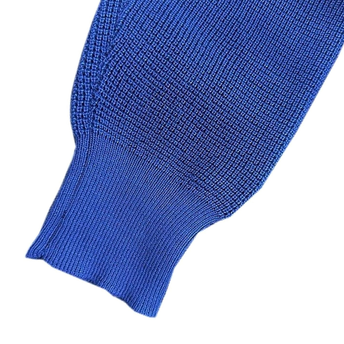 Męski sweter z dzianiny waflowej, z zapięciem pod szyją i łatami na łokciach