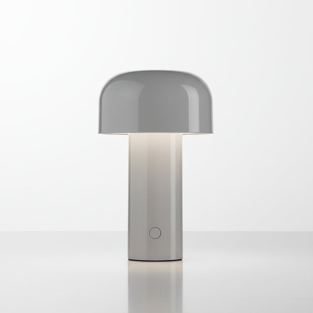 Elegancka bezprzewodowa lampa stołowa w kształcie grzyba ze sterowaniem dotykowym