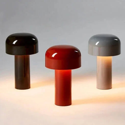 Elegancka bezprzewodowa lampa stołowa w kształcie grzyba ze sterowaniem dotykowym