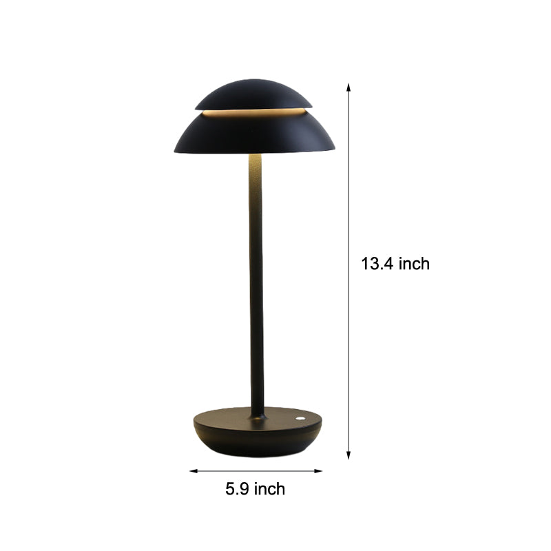 Bezprzewodowa przenośna plastikowa ładowalna lampa stołowa do wnętrz i na zewnątrz