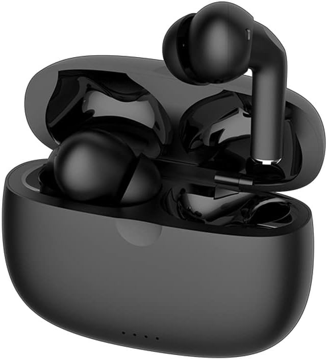 Kompaktowe ergonomiczne prawdziwie bezprzewodowe słuchawki douszne Bluetooth z redukcją hałasu