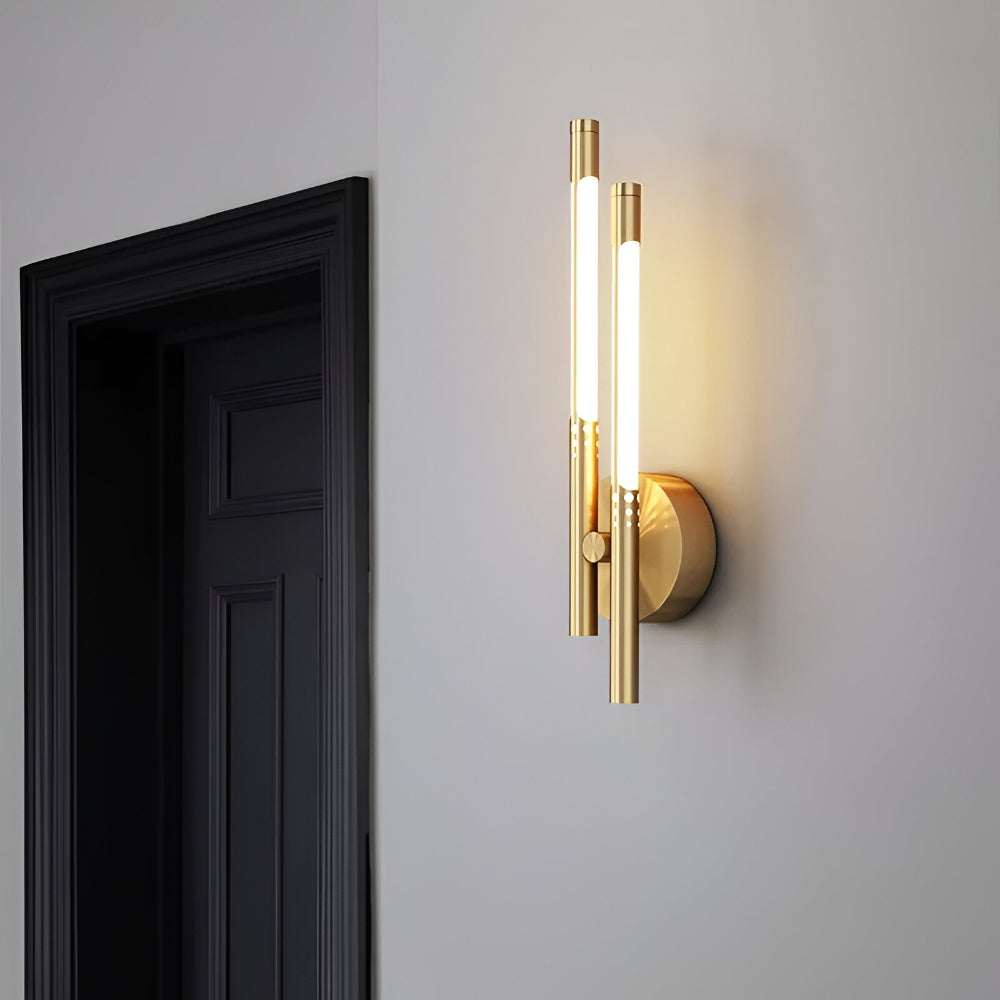 Nowoczesna metalowo-akrylowa lampa ścienna w stylu kinkietu do wnętrz