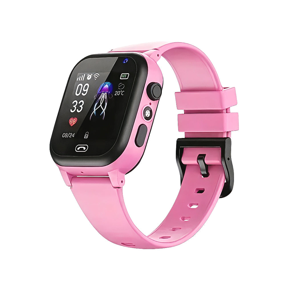 Wodoodporny smartwatch dla dzieci z ekranem dotykowym, aparatem i wideorozmowami