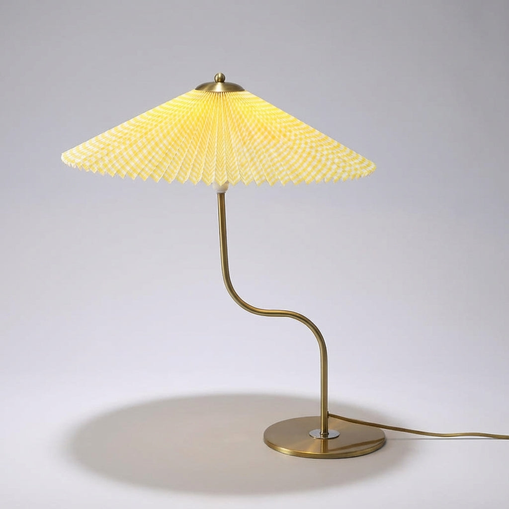 Rzeźbiarska lampa stołowa Parasol Shade z dotykowym ściemnianiem i zasilaniem USB