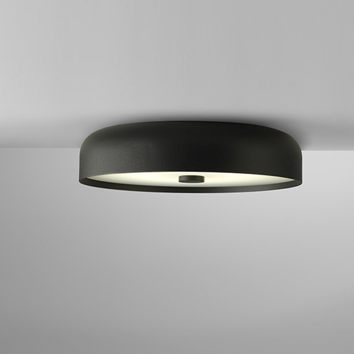 Nordycka retro okrągła minimalistyczna lampa sufitowa do montażu bezpośredniego