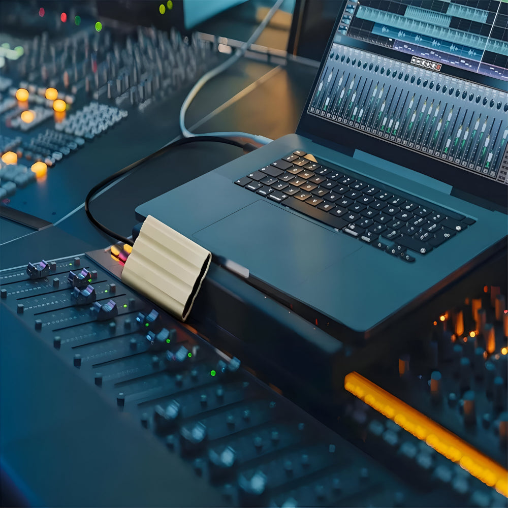 Kompaktowy przenośny zewnętrzny dysk SSD z metalową obudową do przechowywania danych