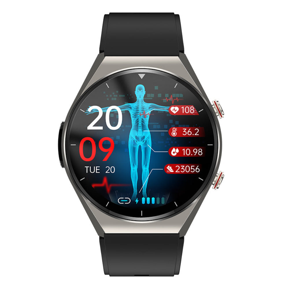 Ładowany smartwatch z ekranem dotykowym do noszenia, monitorujący aktywność fizyczną