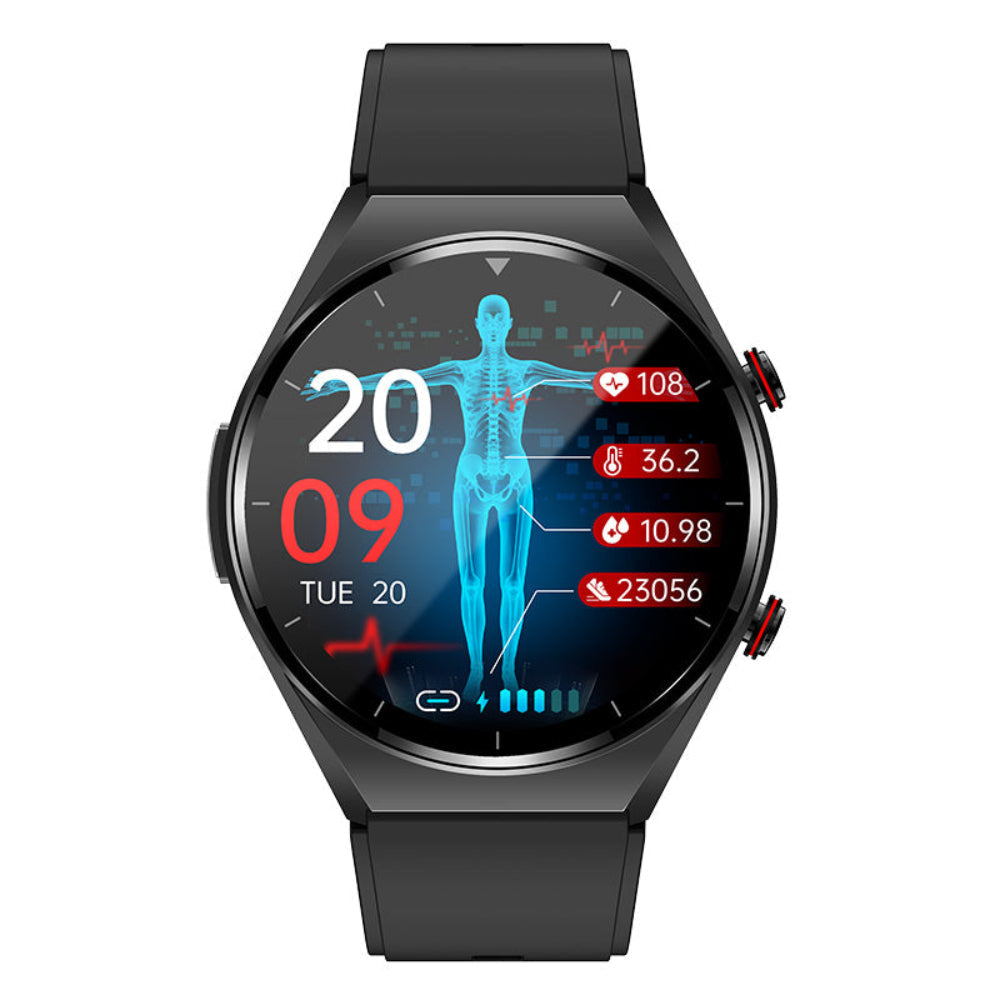 Ładowany smartwatch z ekranem dotykowym do noszenia, monitorujący aktywność fizyczną