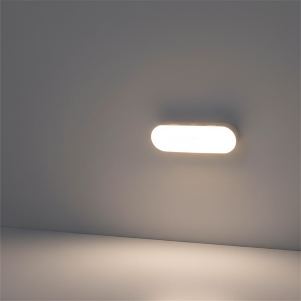 Bezprzewodowa ładowalna lampa ścienna z magnetycznym mocowaniem i czujnikiem ruchu