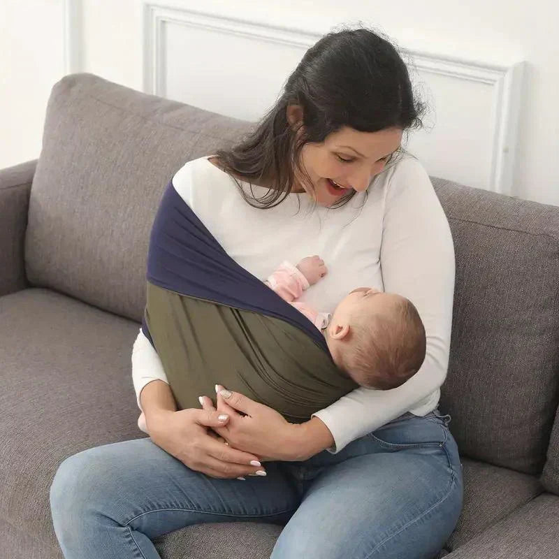 Ergonomiczne, oddychające, regulowane nosidełko-chusta dla niemowląt bez użycia rąk