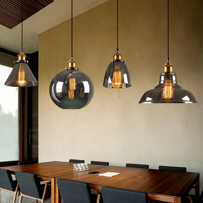 Cylindryczna lampa wisząca ze szkła kryształowego z regulacją wysokości