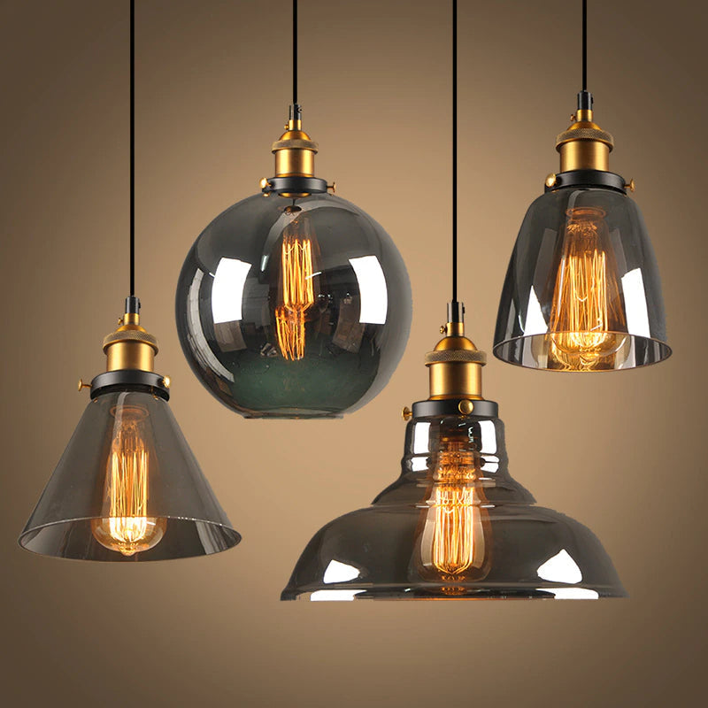 Cylindryczna lampa wisząca ze szkła kryształowego z regulacją wysokości