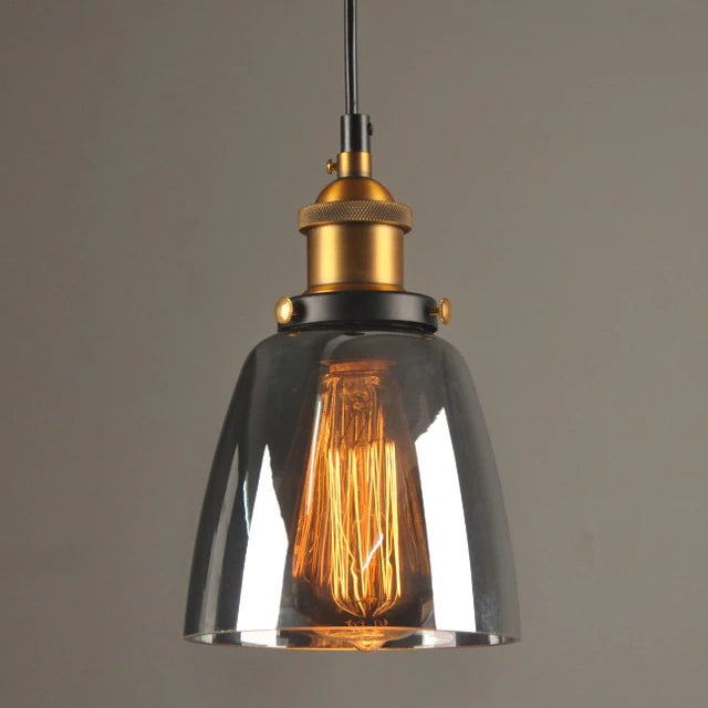 Cylindryczna lampa wisząca ze szkła kryształowego z regulacją wysokości