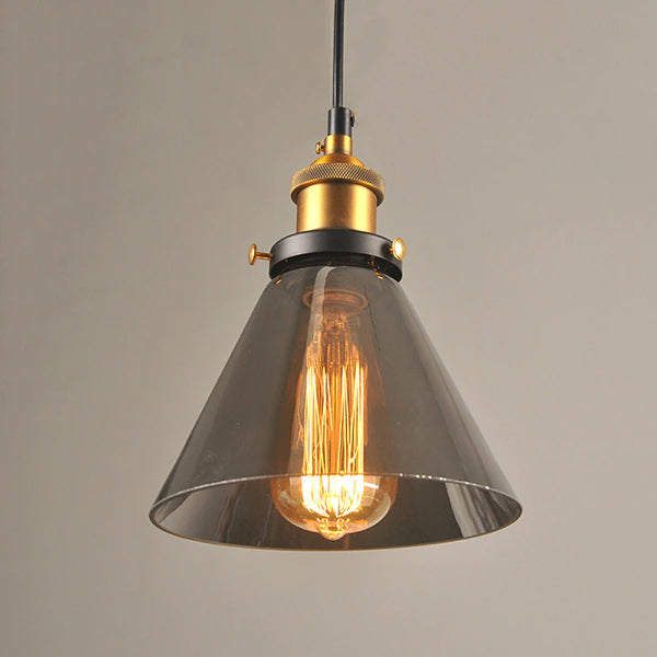 Cylindryczna lampa wisząca ze szkła kryształowego z regulacją wysokości