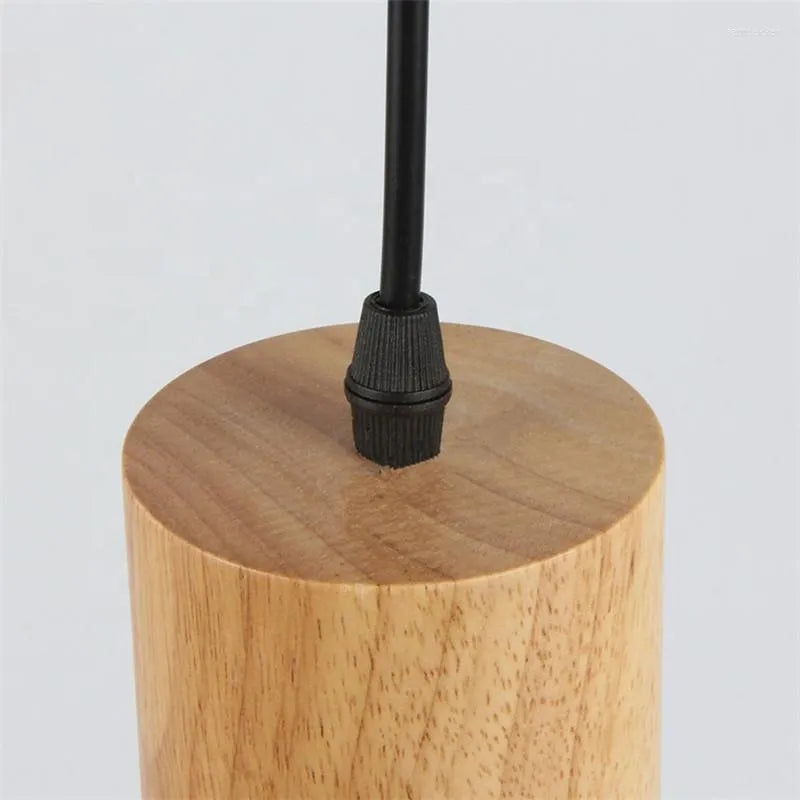 Minimalistyczna cylindryczna aluminiowa lampa wisząca z regulowanym przewodem