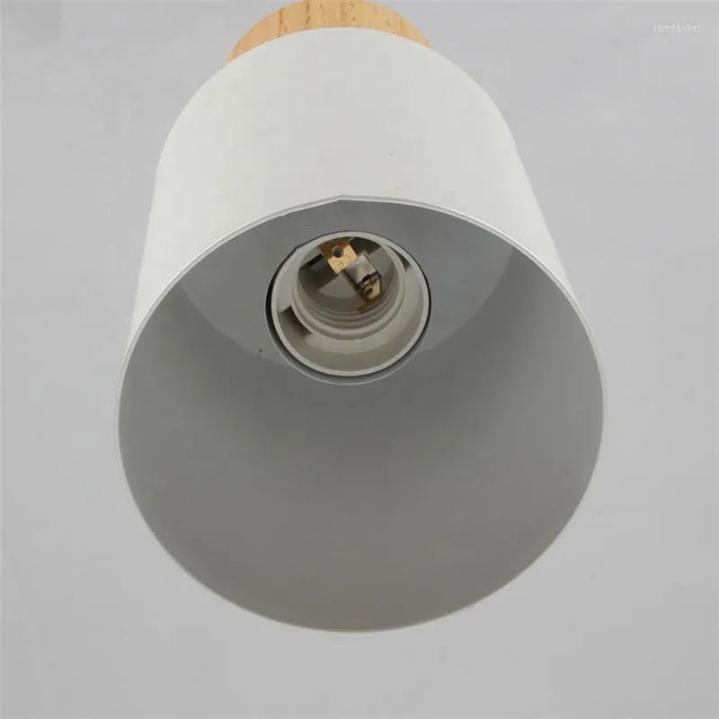 Minimalistyczna cylindryczna aluminiowa lampa wisząca z regulowanym przewodem