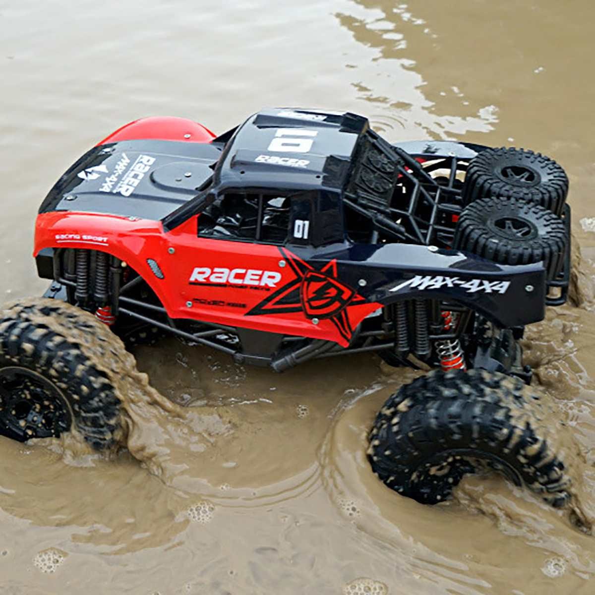 Wodoodporna amfibia terenowa zdalnie sterowana - zabawkowa ciężarówka monster truck