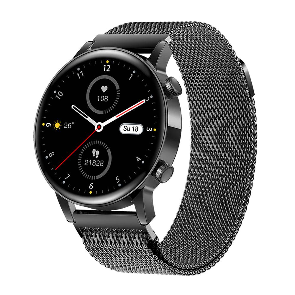 Wodoodporny smartwatch z ekranem dotykowym do monitorowania zdrowia dla kobiet