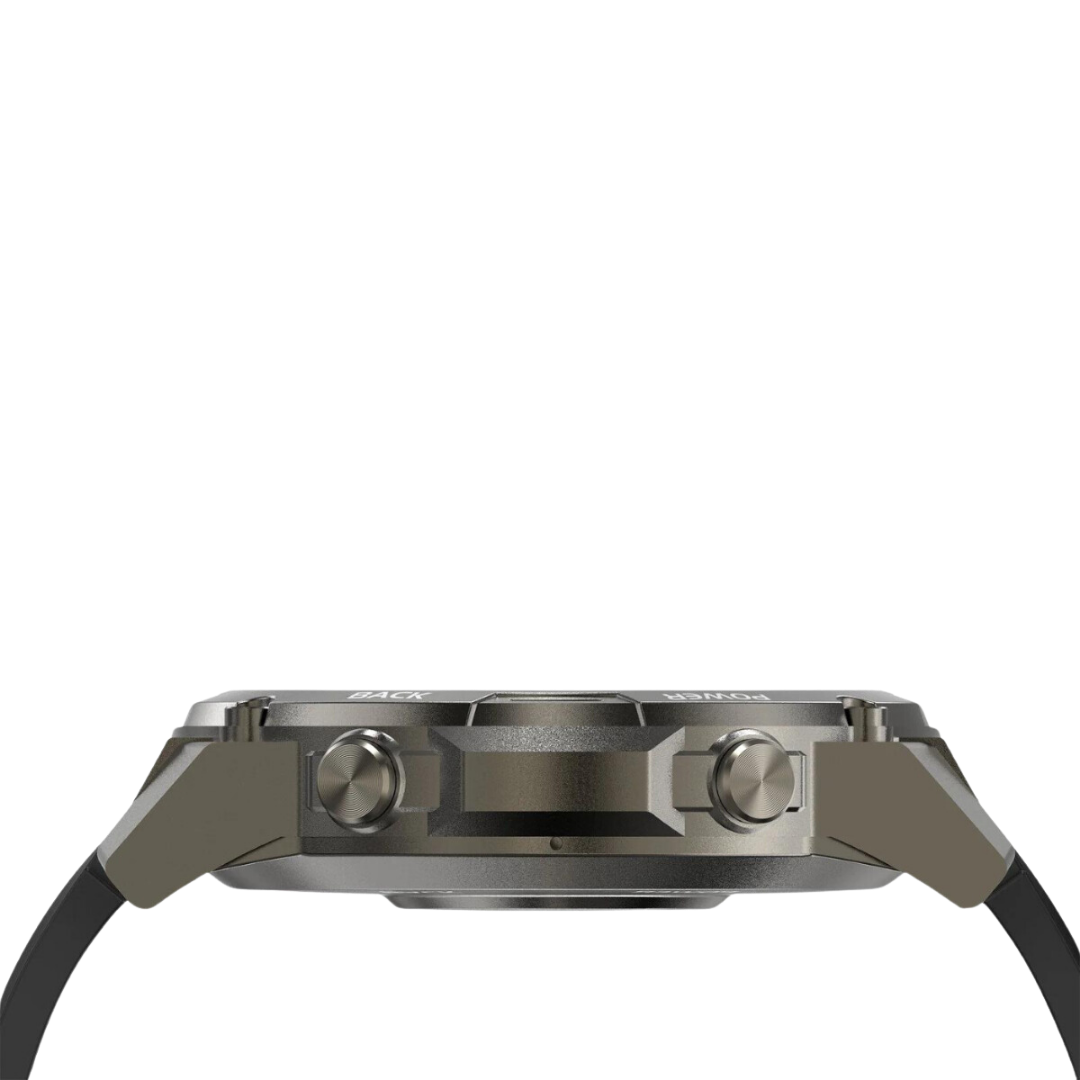 Wytrzymały smartwatch z aluminiową obudową, wodoodporny, z ekranem AMOLED i funkcjami monitora aktywności