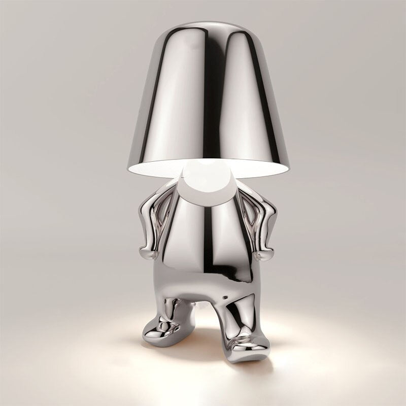 Elegancka bezprzewodowa ładowalna lampa stołowa z dotykowym sterowaniem, funkcją ściemniania i ciepłym światłem