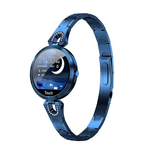 Wodoodporny smartwatch sportowy z monitorem tętna i ciśnienia krwi