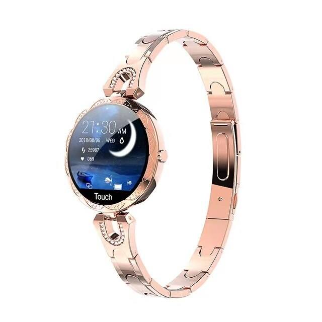 Wodoodporny smartwatch sportowy z monitorem tętna i ciśnienia krwi