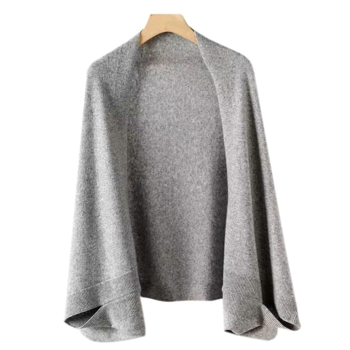Damski miękki oversize’owy szal z imitacji kaszmiru, chusta